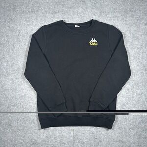 Playboy Pullover Sweater Men's Size Large Black Double Sided Graphic Logo